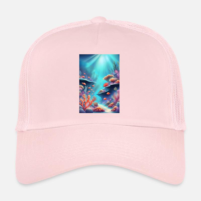 Récifs coralliens Casquette trucker 