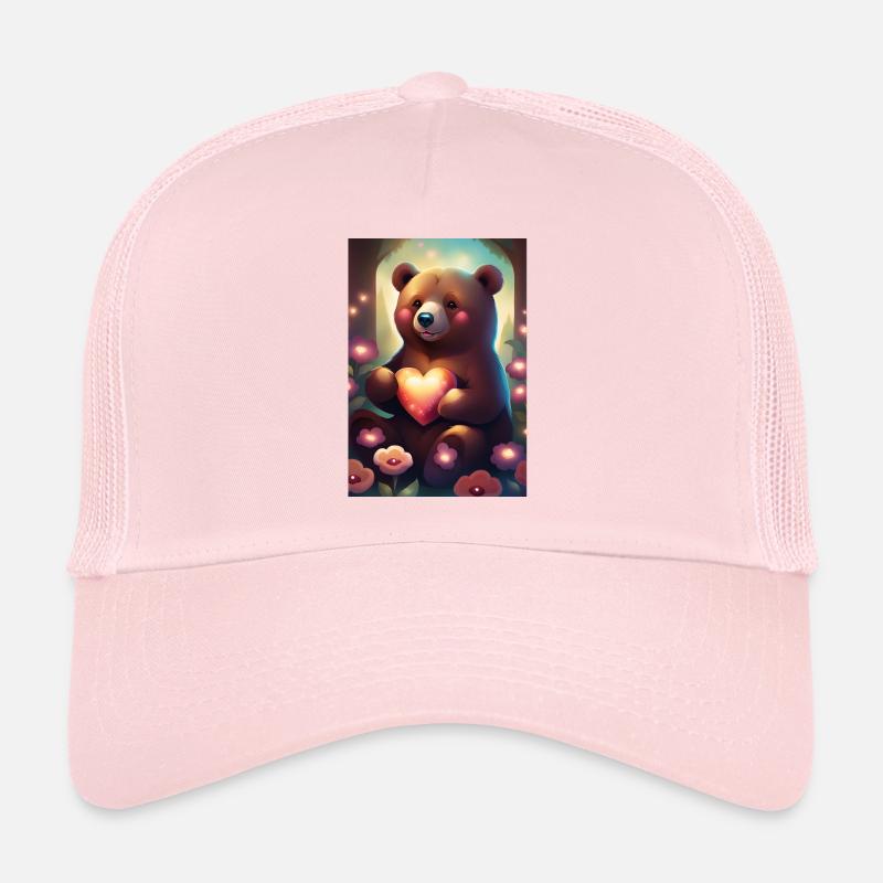Adorable ours en peluche Casquette trucker 