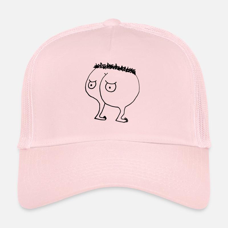 Visage de cul visage visage drôle Casquette trucker 