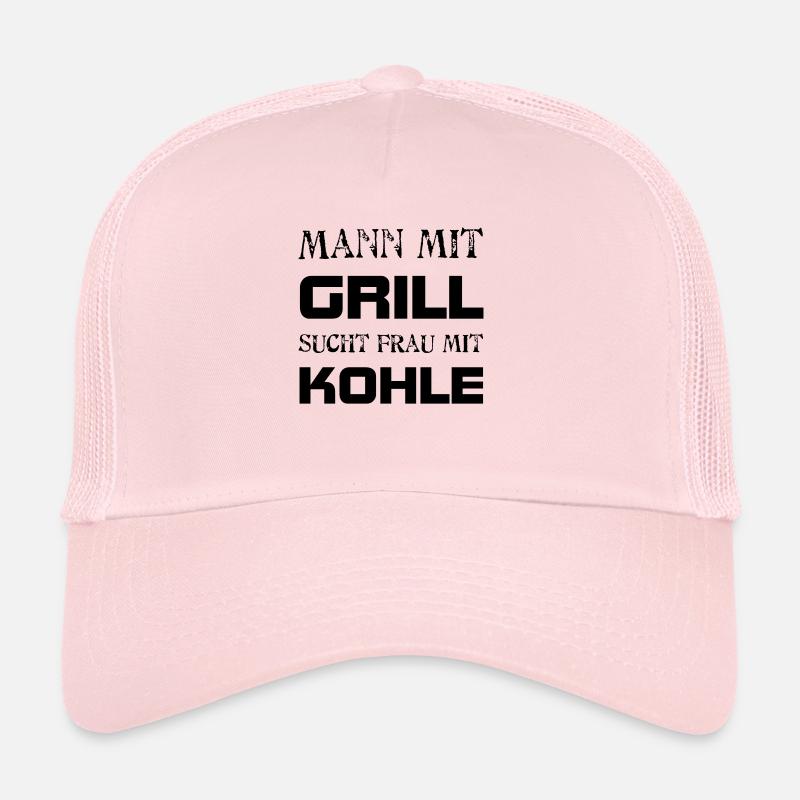 Mann mit Grill sucht Frau mit Kohle Trucker Cap