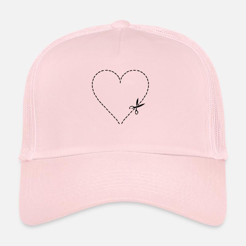 cutting heart Trucker Cap