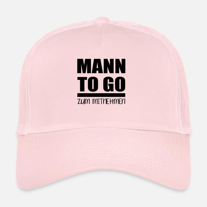 Single lustiger Spruch - Mann to go Trucker Cap