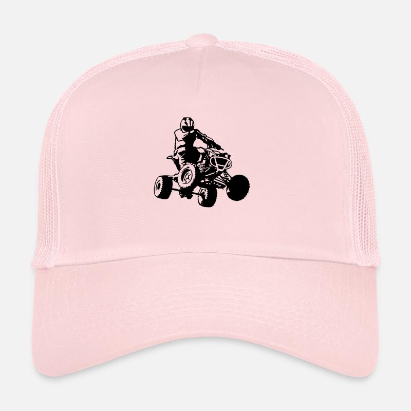 cb39_atv - Casquette trucker  - rose pâle