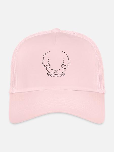 disguise halloween yeti kostuem without head koerp - Trucker Cap - pale pink - Front