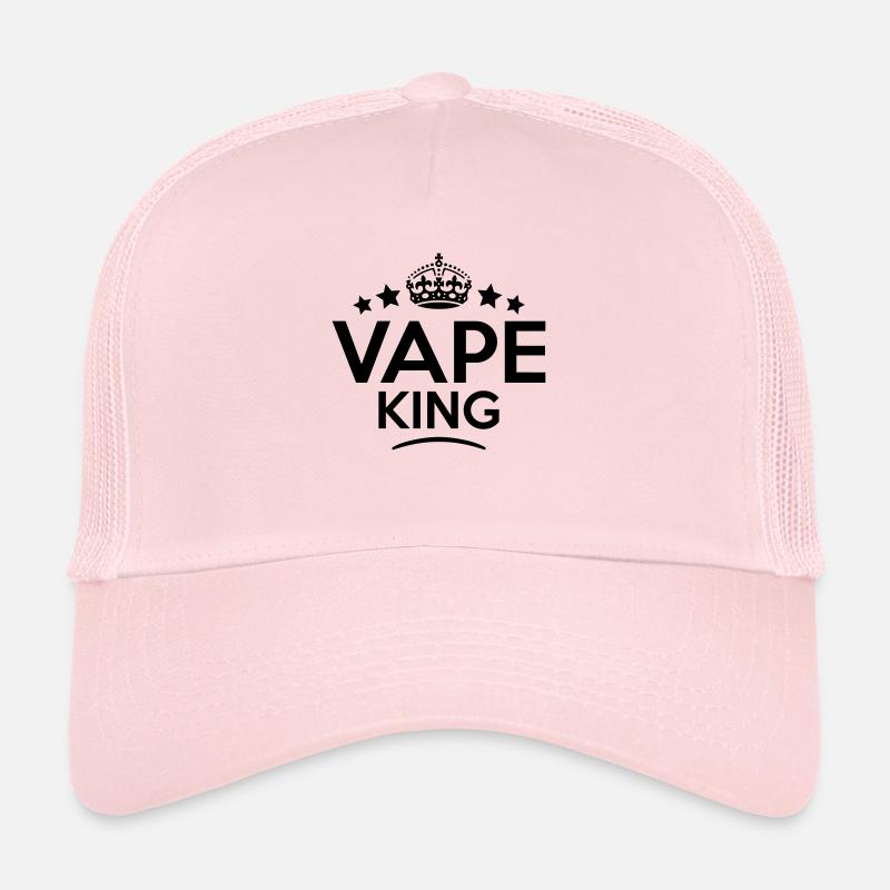 vape king keep calm style crown stars Trucker Cap