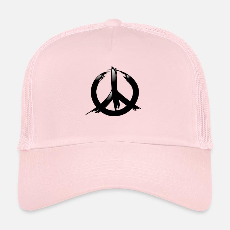 Smiley Peace Trucker Cap