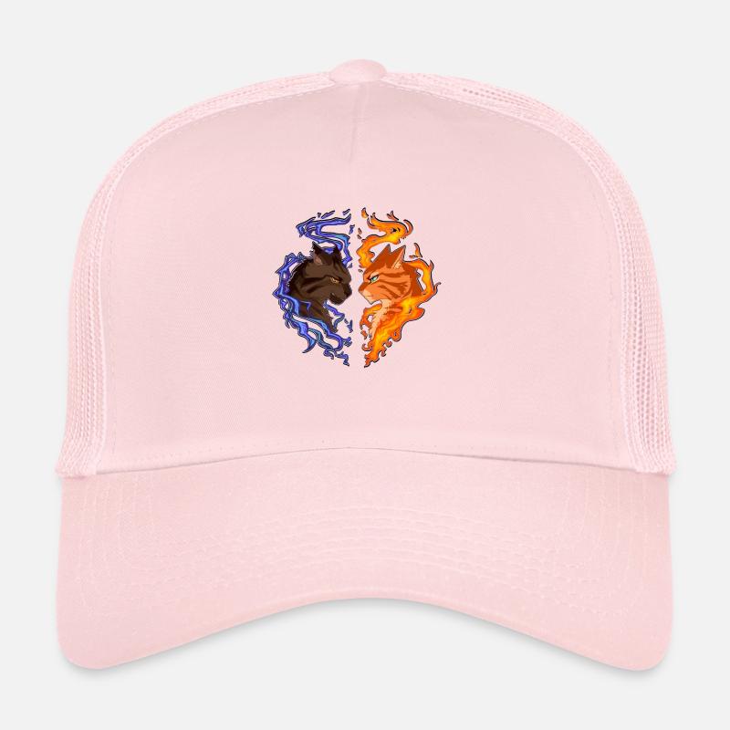 Firestar Fire Star TigerStar Tiger Star Cats - Trucker Cap - pale pink