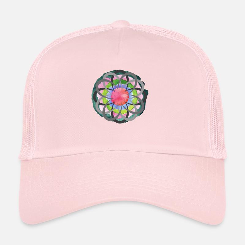 Color Bloom Mandala – Ruhe trifft Farbe Trucker Cap