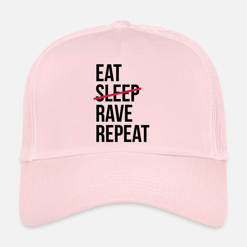 Eat Rave Repeat Trucker Cap
