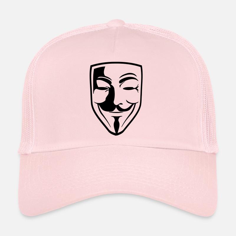 Masque Anonyme Guy Fawks Casquette trucker 