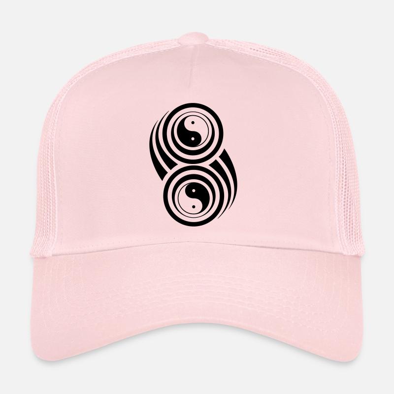 ying yang, yin, yang, Stammes-, Form-, Ernte-, Trucker Cap