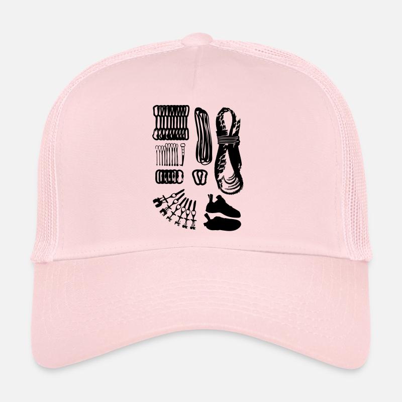 Set of Alpine Climbing Gear Trucker Cap