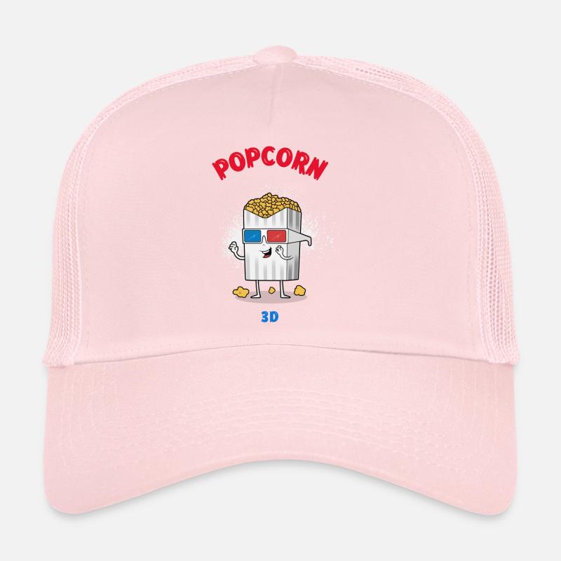 popcorn - Casquette trucker  - rose pâle