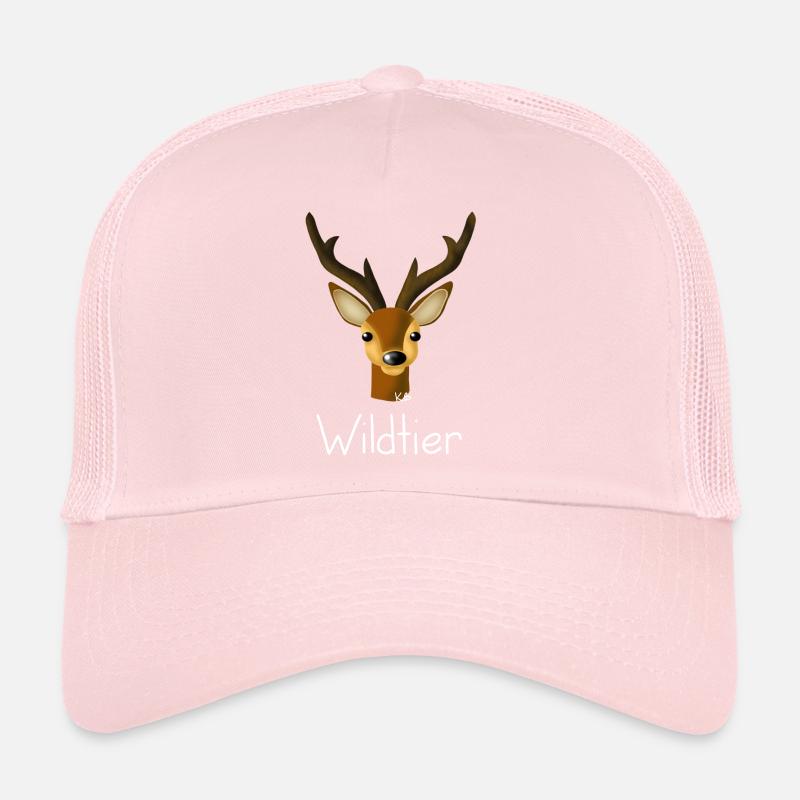 Wild animal - Trucker Cap - pale pink