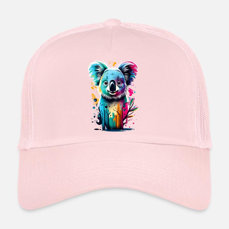 Koala Farbenfroh - Koala Bär Australien Beuteltier Trucker Cap
