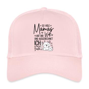 So viele Mamas Beste Mama Baby Muttertag Geschenk - Trucker Cap - Hellrosa - Vorne
