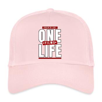 OneLife Films RED - Trucker Cap - Hellrosa - Vorne