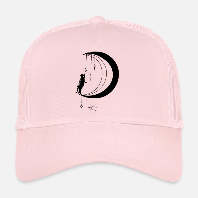 Meow_cat_Black Trucker Cap