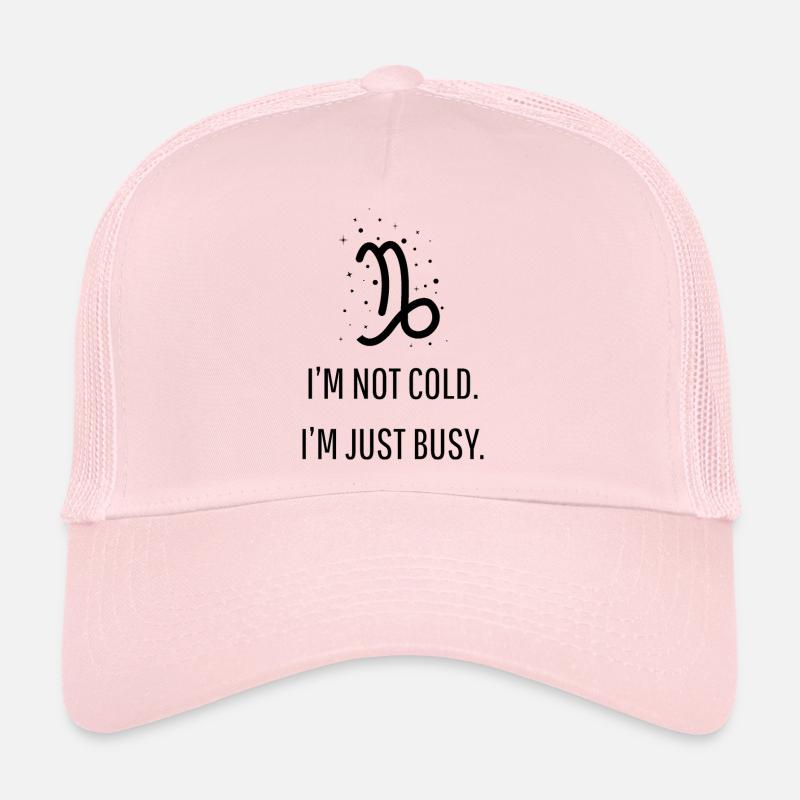 Symbole du Capricorne avec ironie Casquette trucker 