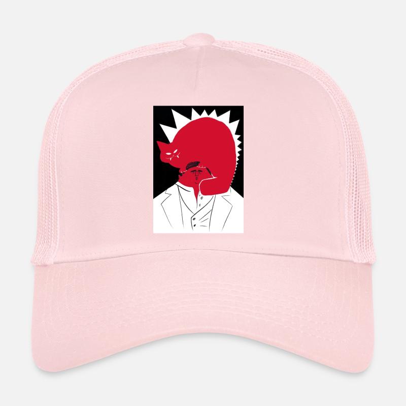 Crazy cat - Trucker Cap - pale pink