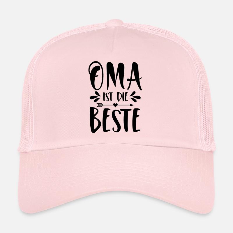 Oma ist die Beste - Trucker Cap - Hellrosa
