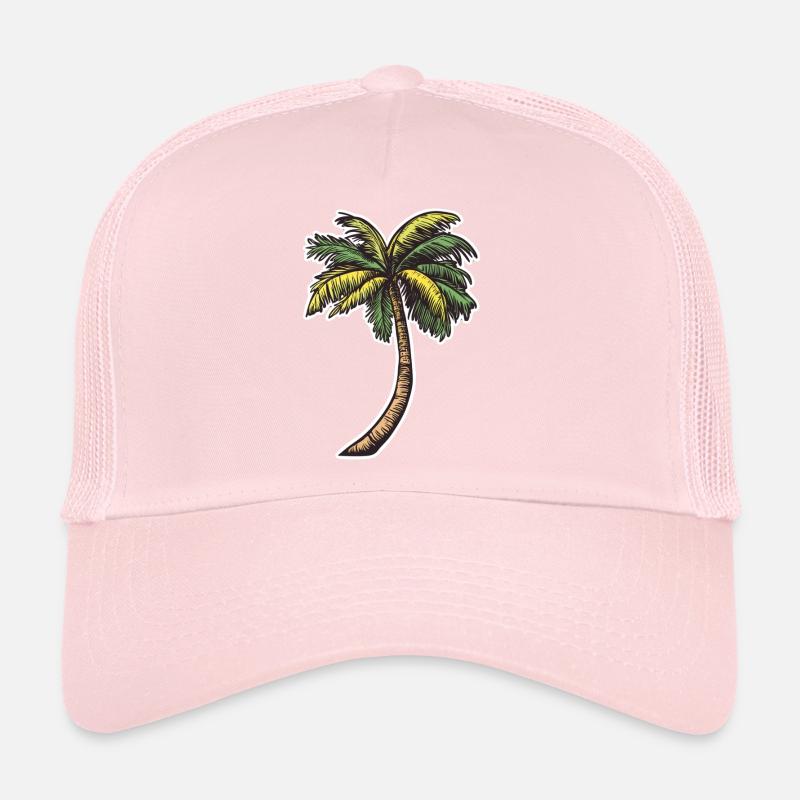 Palm tree Trucker Cap