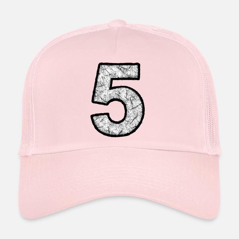Five Grunge Texture Trucker Cap