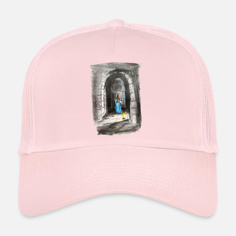 Archway Maiden Lantern Light - Trucker Cap - pale pink