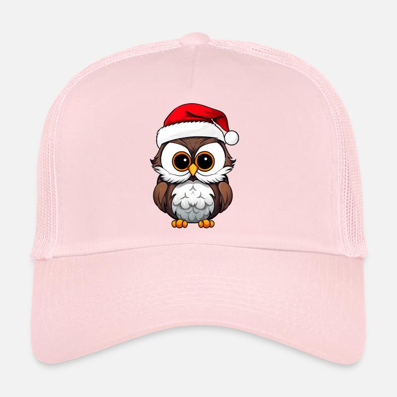 Hiboux Noël Casquette trucker 