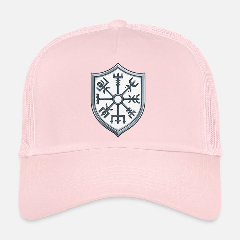Symbolisme du bouclier Vegvisir Casquette trucker 