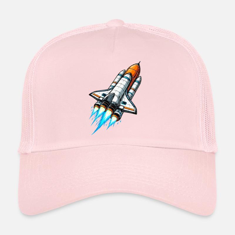 Raumschiff Raumrakete Trucker Cap