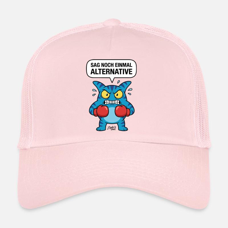 Sag noch einmal Alternative - Zooki Wut Spruch Trucker Cap