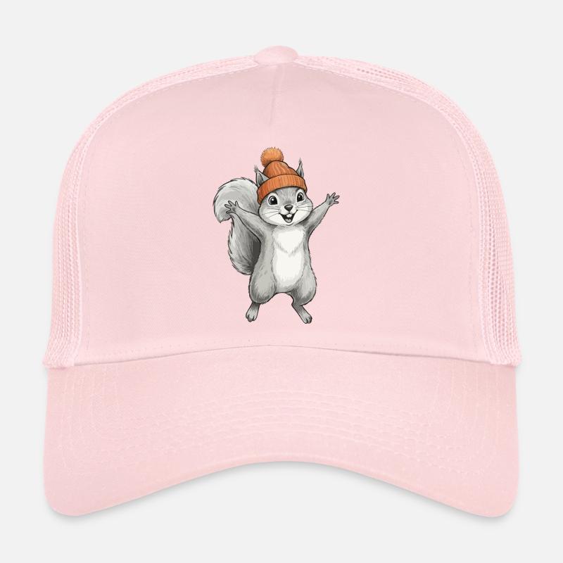 Eichhörnchen mit Mütze Trucker Cap