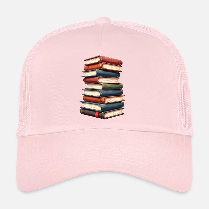 Bücher - Trucker Cap - Hellrosa