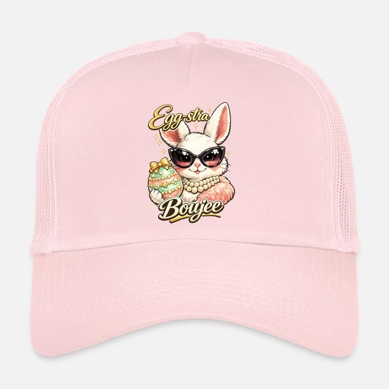 Eggstra Boujee Easter Bunny Easter Trucker Cap