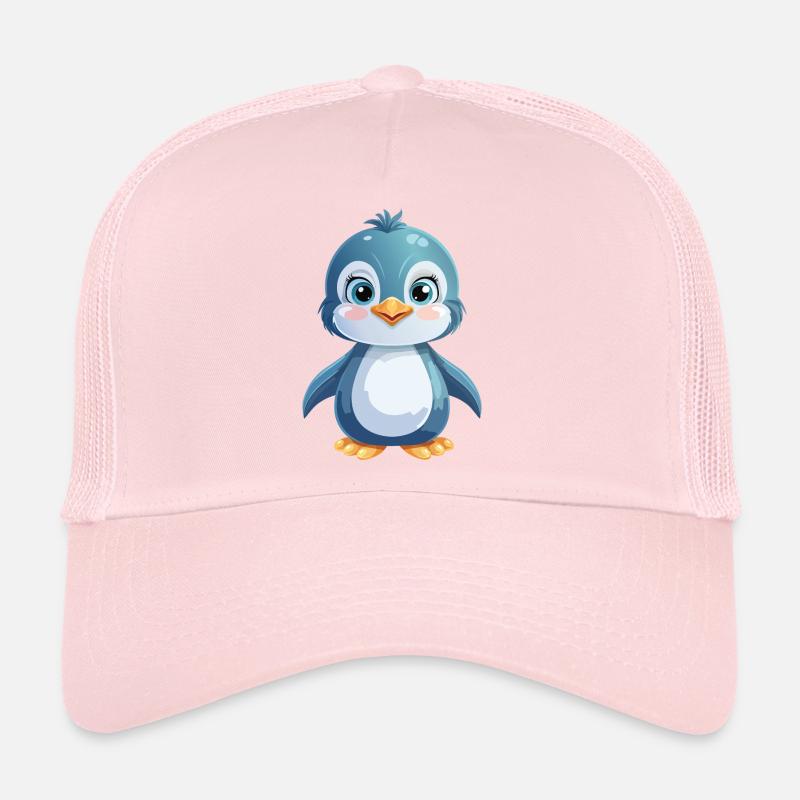 Zuckersüßer Pinguinaugenblick - Trucker Cap - Hellrosa