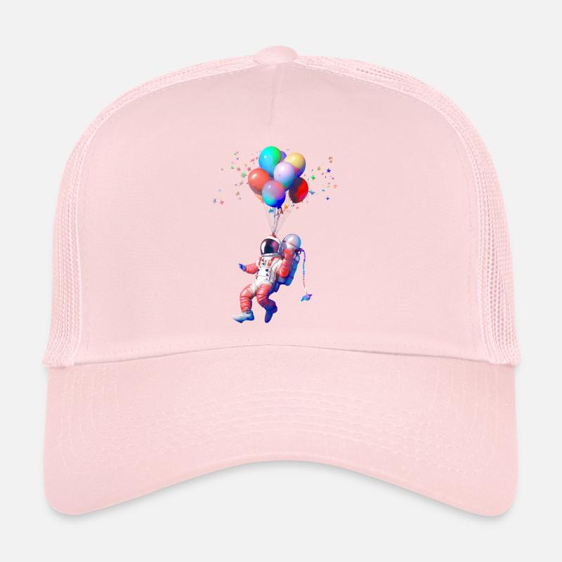Astronaut Balloon Flight Trucker Cap