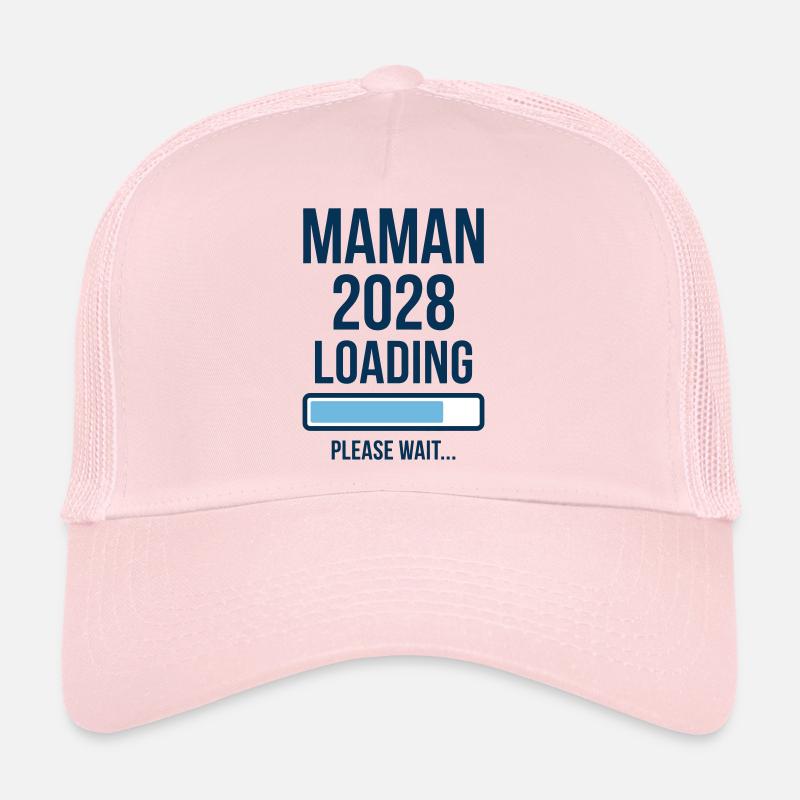 Schwangerschaftsankündigung Mama 2028 lädt Trucker Cap