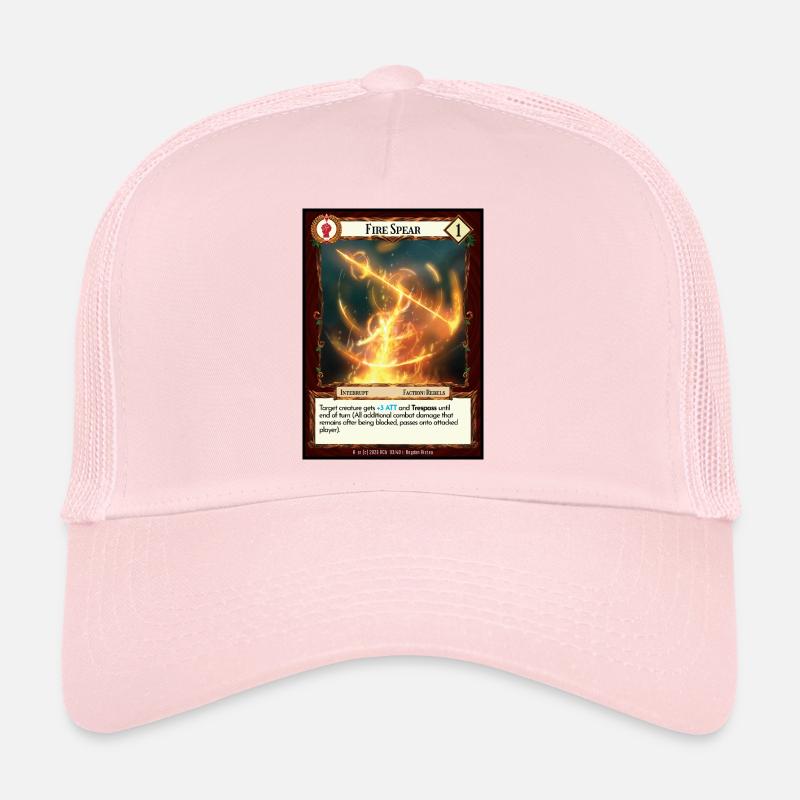 Fire Spear - Trucker Cap - Hellrosa