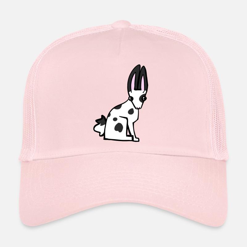 Geflecktes Kaninchen - Trucker Cap - Hellrosa