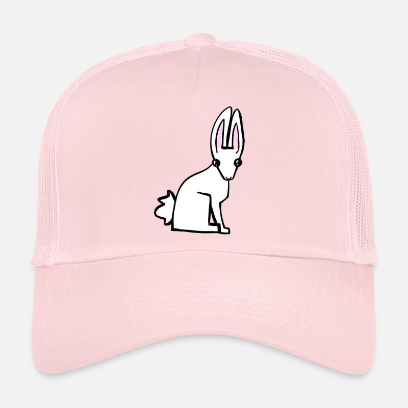 Lapin blanc Casquette trucker 