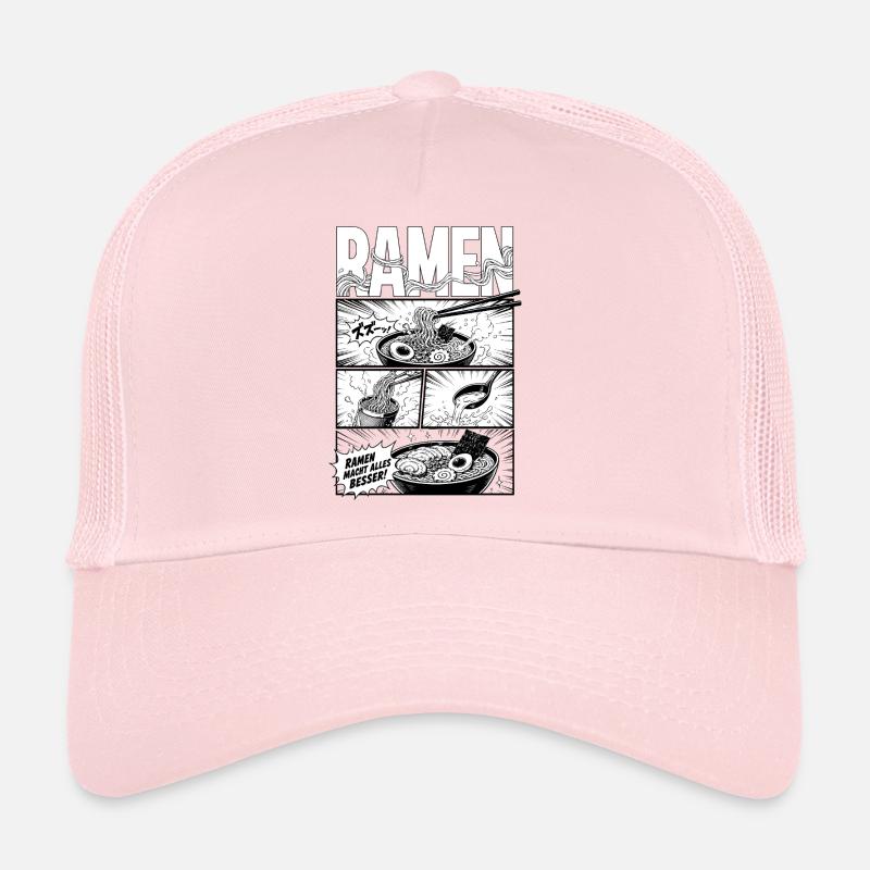 Ramen Liebe Japan Food Comic Style Trucker Cap