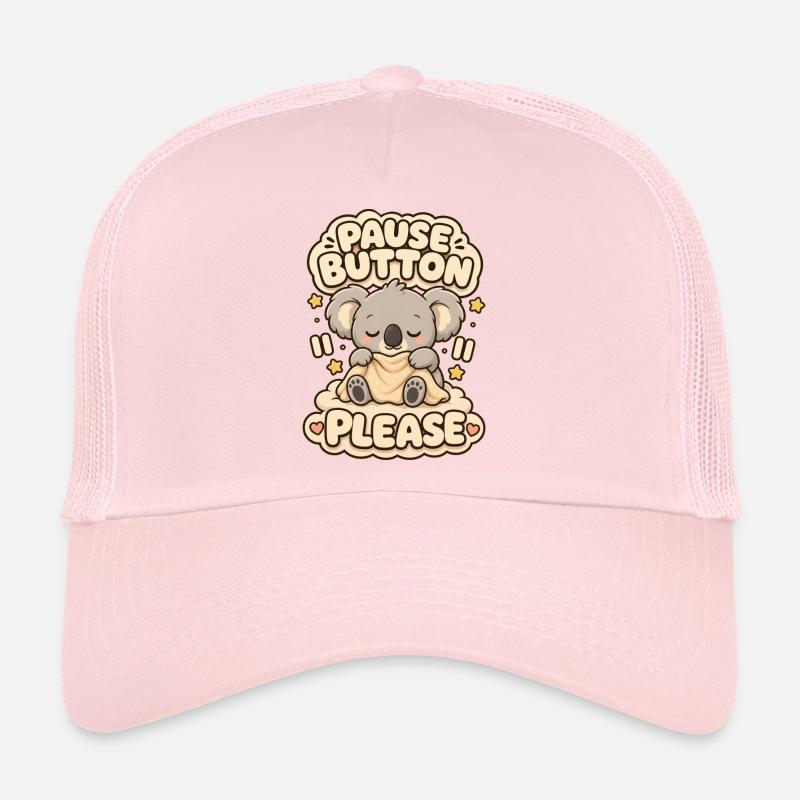 Pause Button Please Koala Trucker Cap