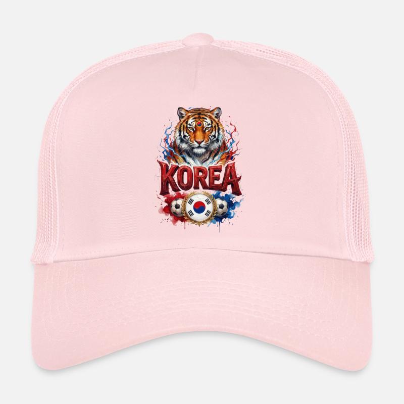 Corée - Guerriers Taeguk - Tigres d’Asie - Red Dev Casquette trucker 