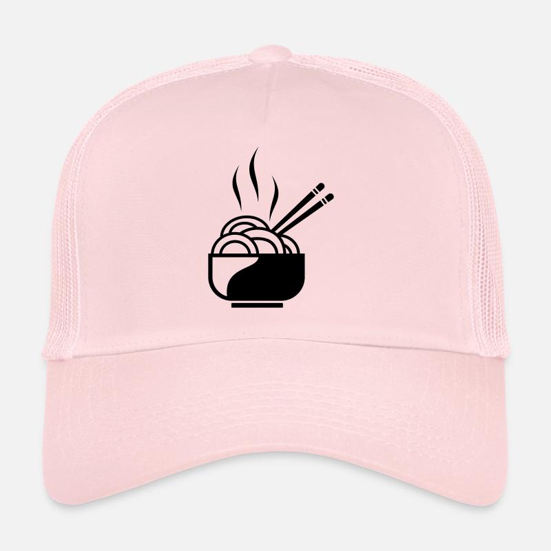 Pasta with chopsticks - Trucker Cap - pale pink