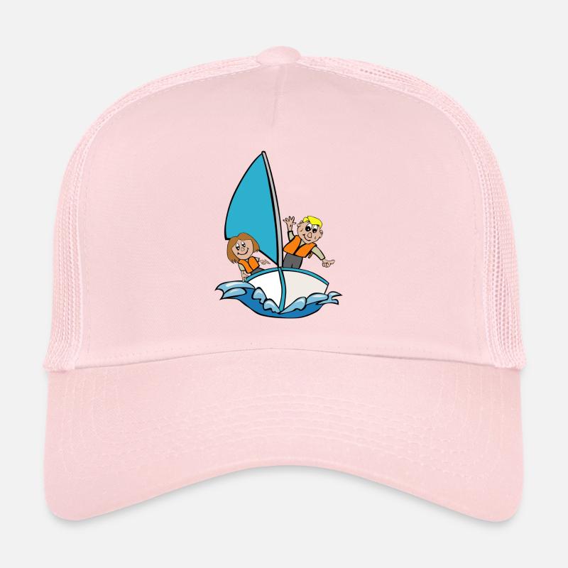 Segelboot - Trucker Cap - Hellrosa