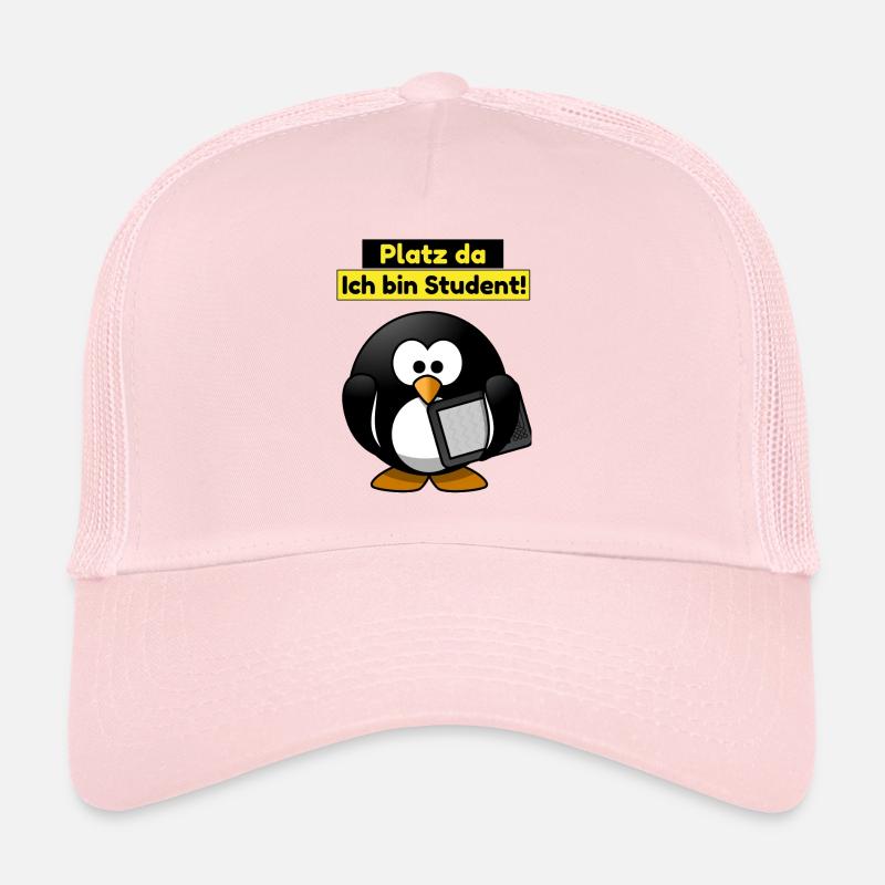 Platz da ich bin Student - Trucker Cap - Hellrosa