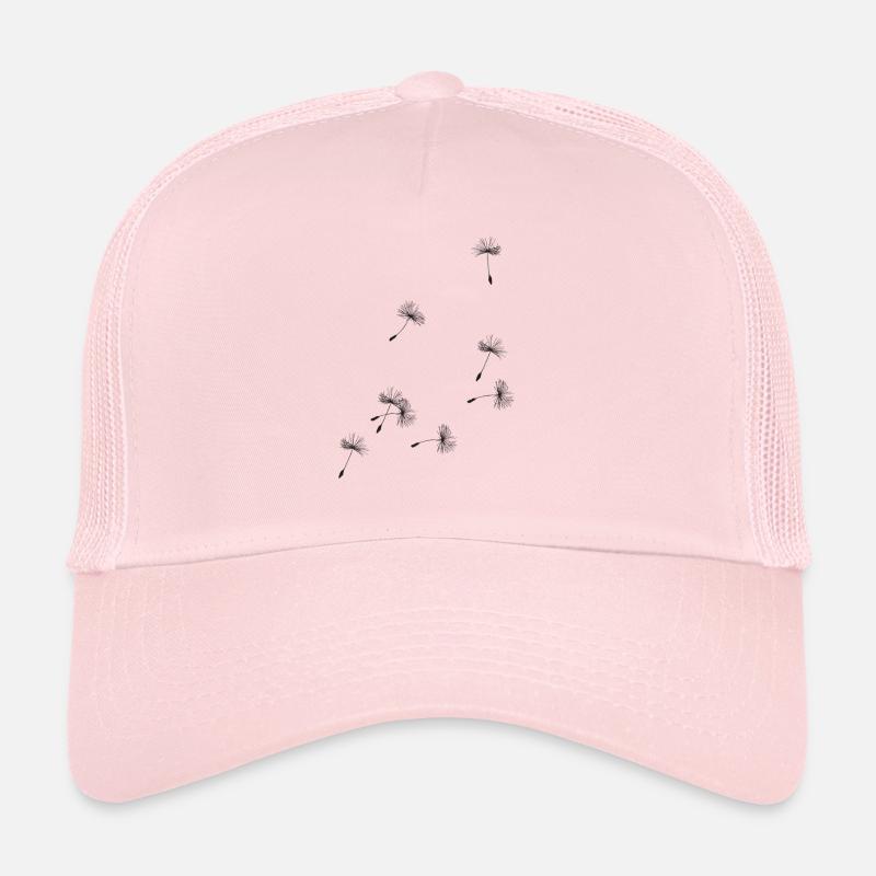 Flugschirme der Pusteblume. Geschenk - Trucker Cap - Hellrosa