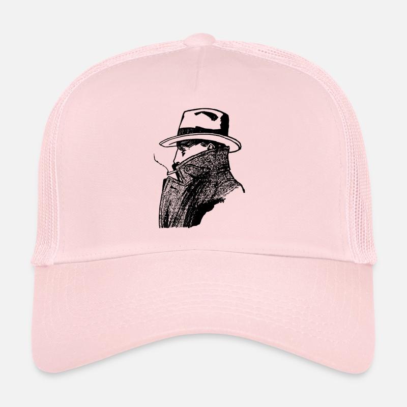 Agent Detektiv - Trucker Cap - Hellrosa