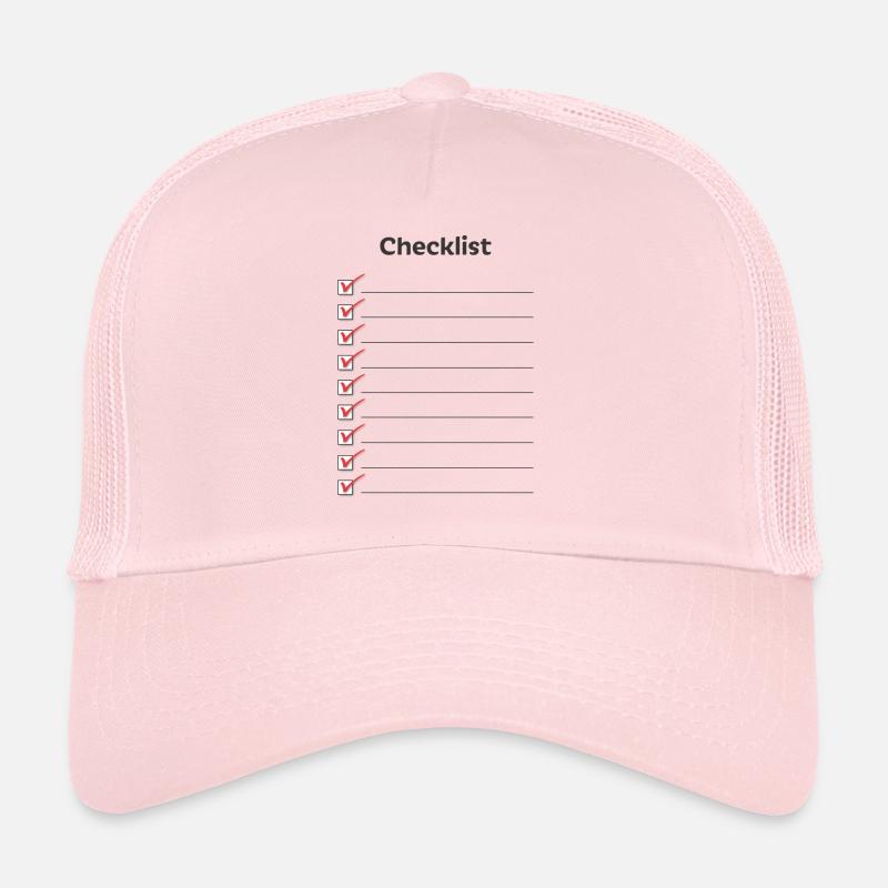 Checklist Trucker Cap